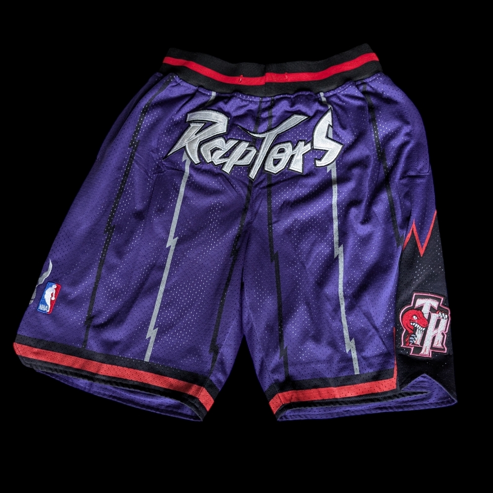 Just Don NBA Toronto Raptors 98/99 Men Medium Basketball Graphic Shorts XL